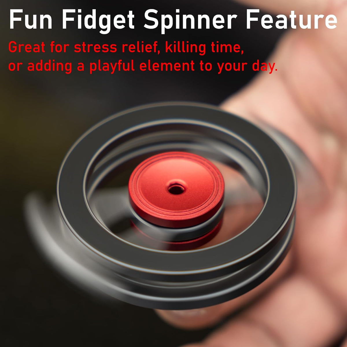 Magnetic Phone Stand & Fidget Spinner Combo for MagSafe iPhone 12‑17