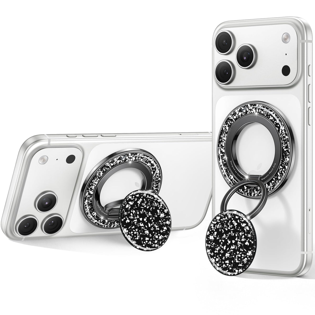 SYNCWIRE Magnetic Phone Ring Holder, for MagSafe Phone Grip Stand Kickstand