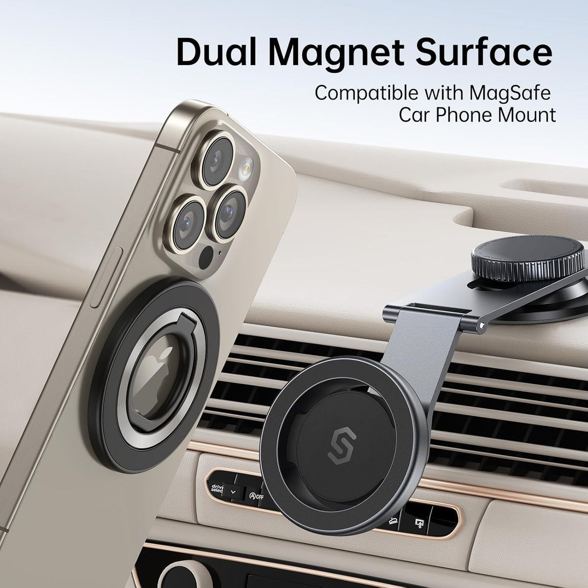 SYNCWIRE for MagSafe Phone Grip, Magnetic Phone Ring Holder Stand Kickstand
