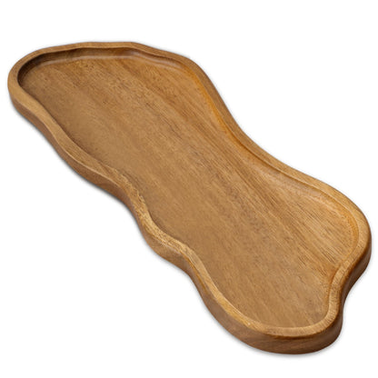 Small Wood Tray– Acacia Serving Platter Vanity Tray Mini Wooden Tray Decor