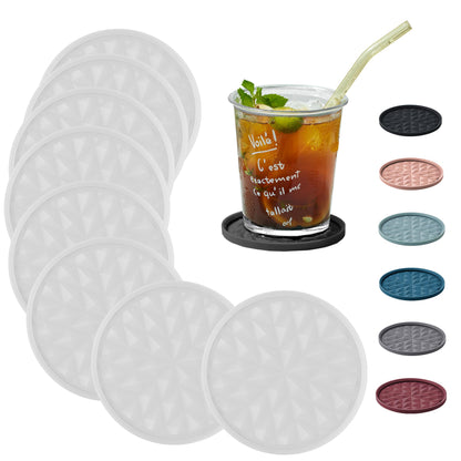 Silicone Drink Coasters Set of 4, Coaster for Desk