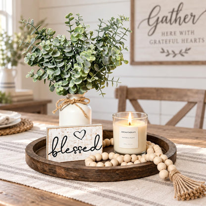 Rustic Modern Farmhouse Decor Set of 6 for Your Living Room