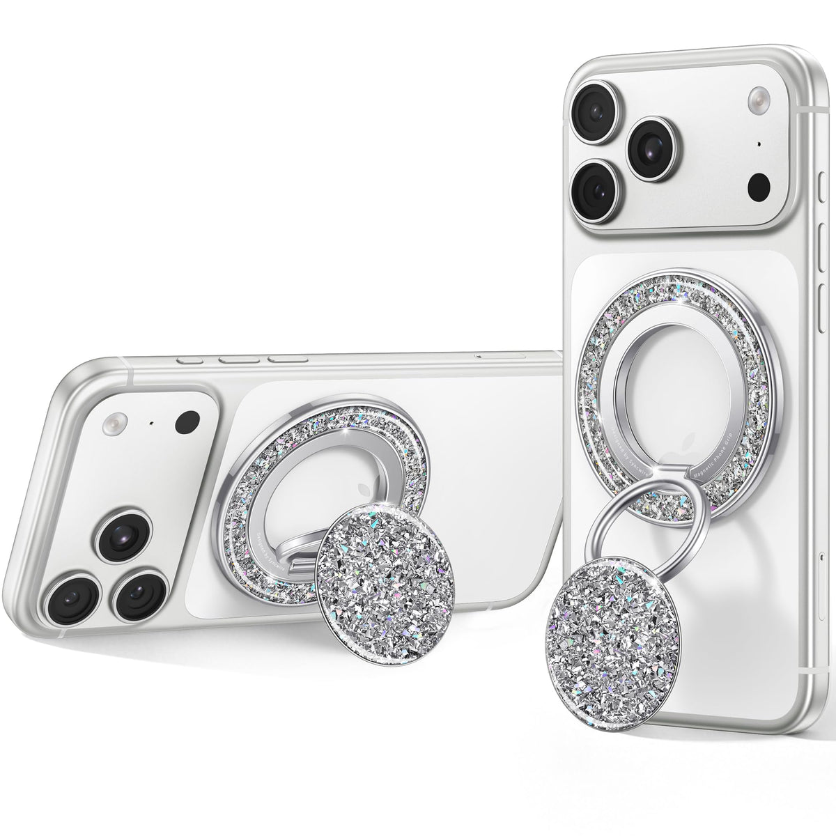 SYNCWIRE Magnetic Phone Ring Holder, for MagSafe Phone Grip Stand Kickstand