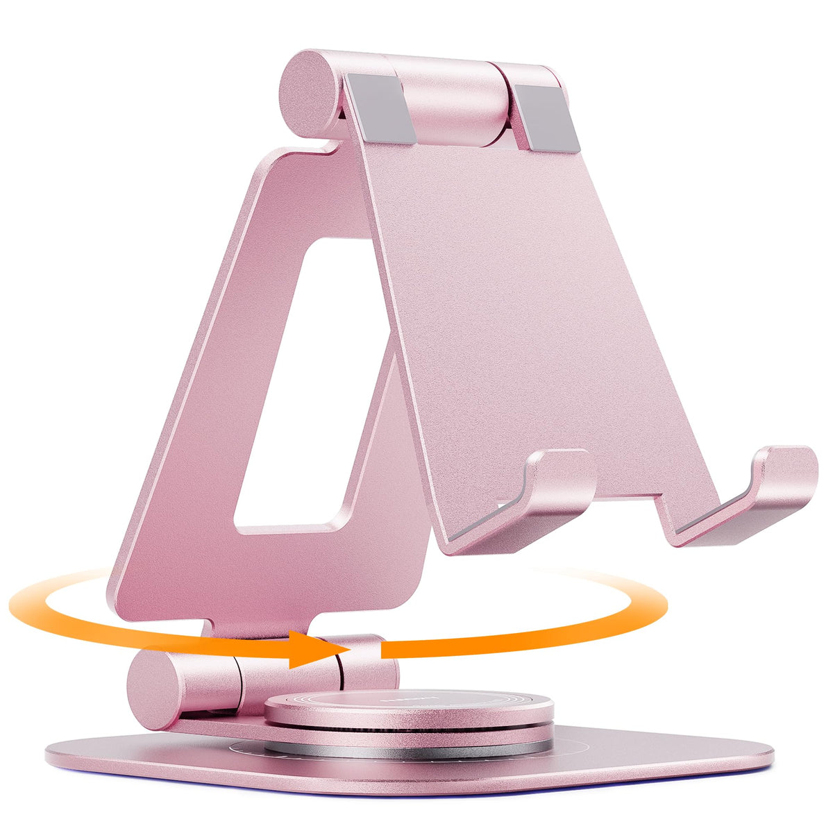 Nulaxy 360° Rotating Multi-Angle Adjustable Phone Stand, Rose Gold