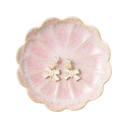 BEUNAIZER Jewelry Dish Tray, Ring Dish, Ceramic Trinket Tray, Key Bowl