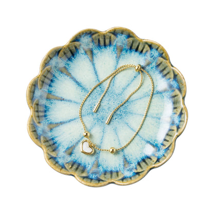 BEUNAIZER Jewelry Dish Tray, Ring Dish, Ceramic Trinket Tray, Key Bowl