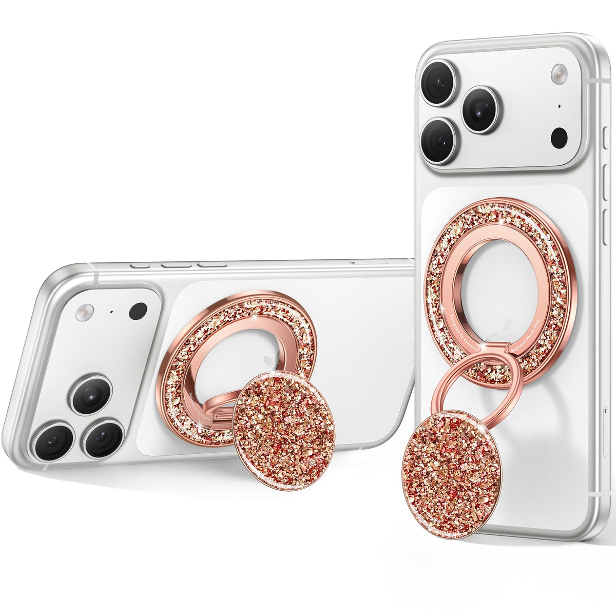 SYNCWIRE Magnetic Phone Ring Holder, for MagSafe Phone Grip Stand Kickstand