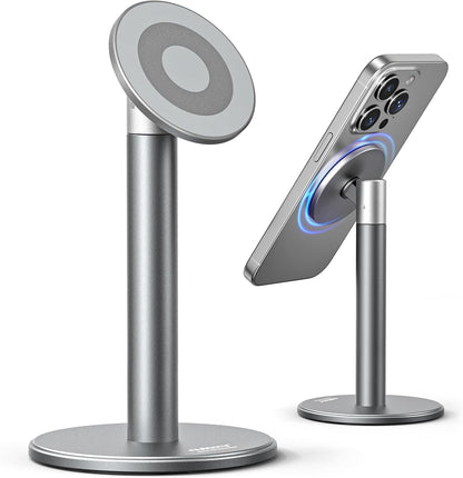 Nulaxy Magnetic Full Aluminum Cell Phone Stand with 360 Rotating Adjustment