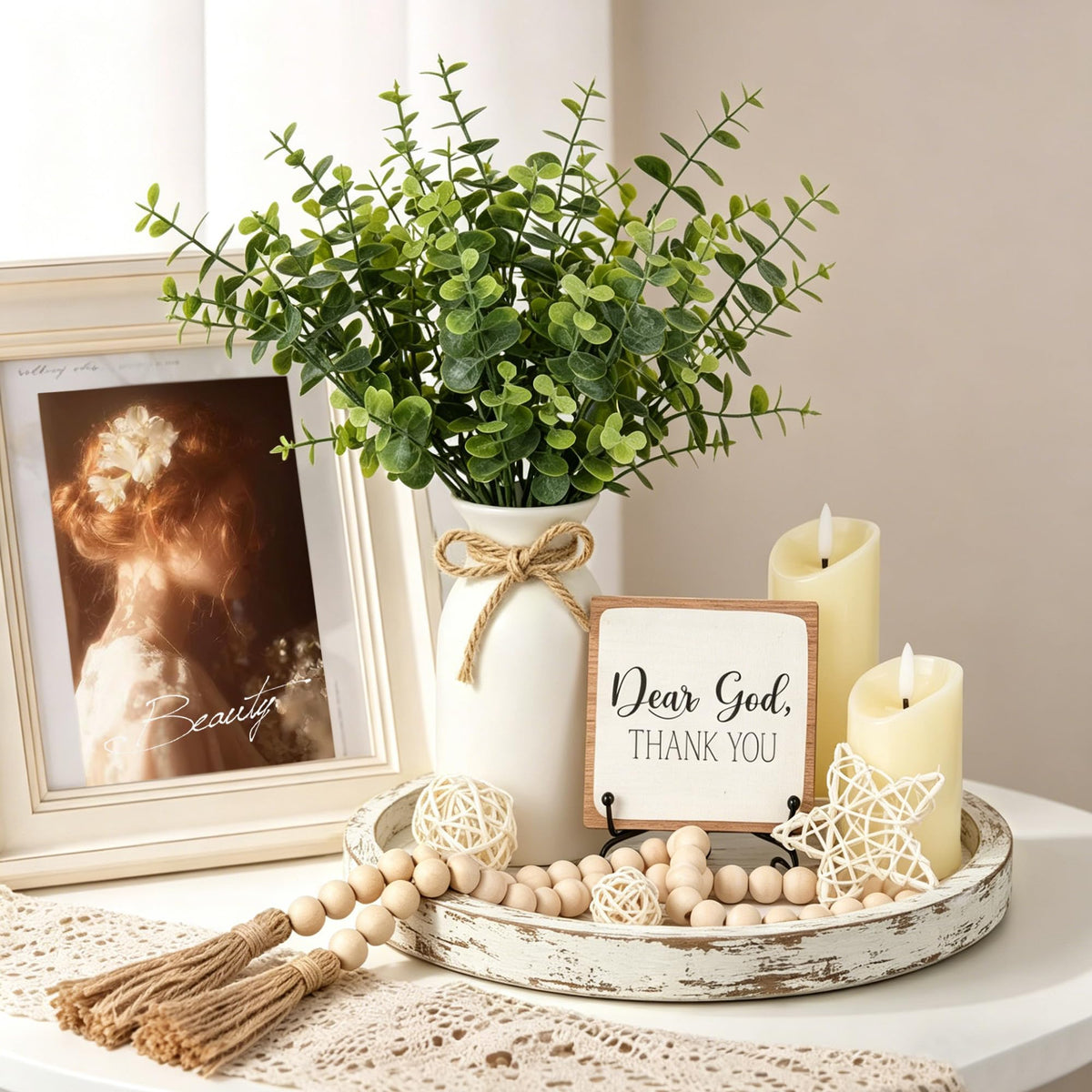 Rustic Modern Farmhouse Decor Set of 6 for Your Living Room