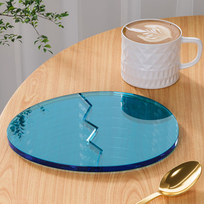 Acrylic Coaster Decorative Plates, Irregular Bar Drink Coaster, Clear Cloud Shape Coffee Cup Coaster, Perfect for Tabletop Protection and Accessories Display.(Clear)